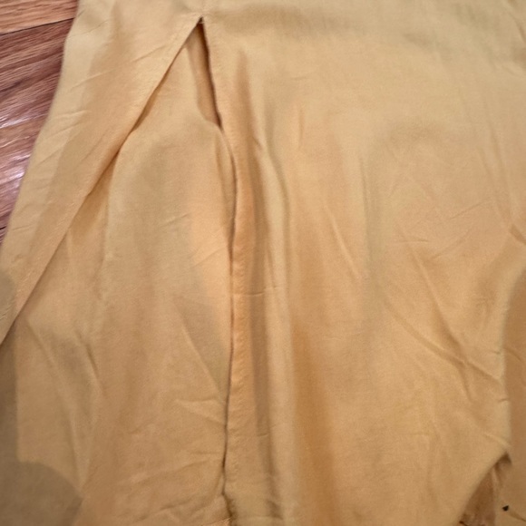 Yellow cotton maxi - Picture 3 of 4